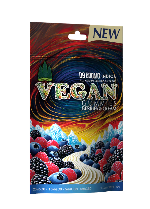 3 TALL PINES VEGAN GUMMIES 500MG