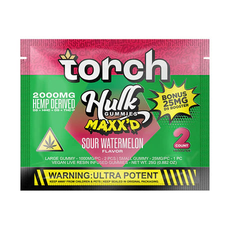 TORCH — HULK MAXX'D HEMP-DERIVED 2000mg GUMMIES
