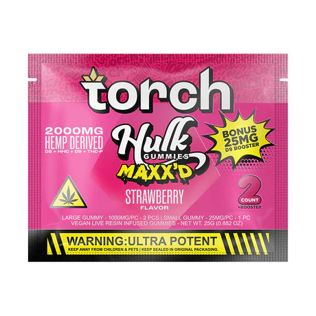 TORCH — HULK MAXX'D HEMP-DERIVED 2000mg GUMMIES