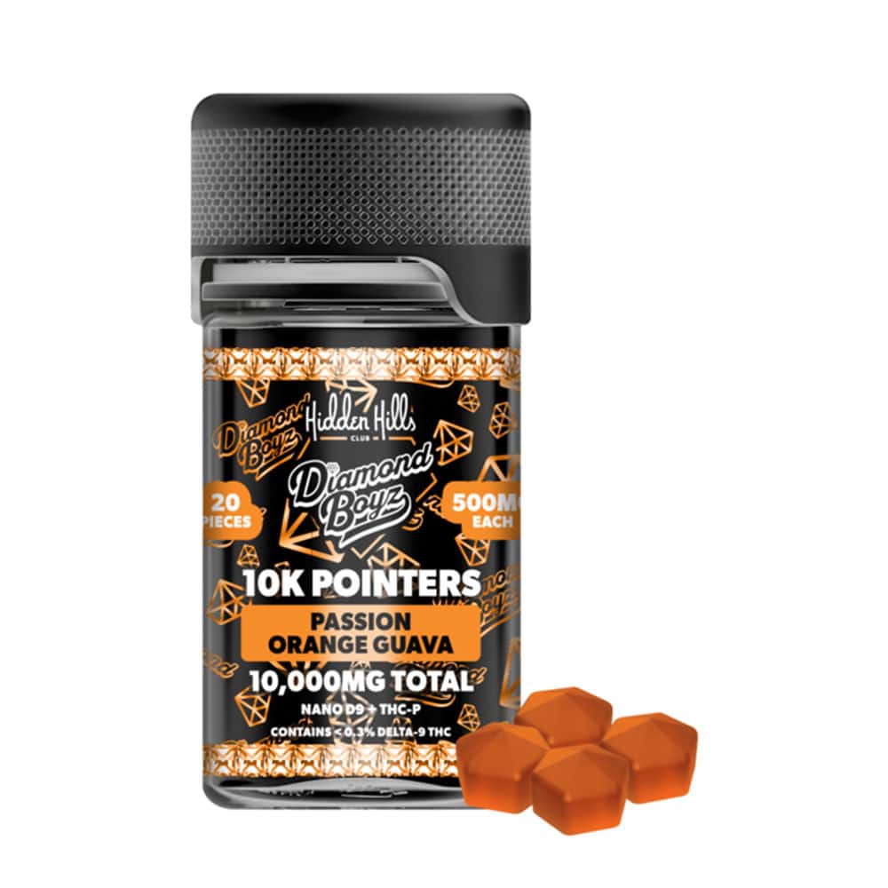 HIDDEN HILLS — DIAMOND BOYZ POINTERS D9 10,000mg GUMMIES