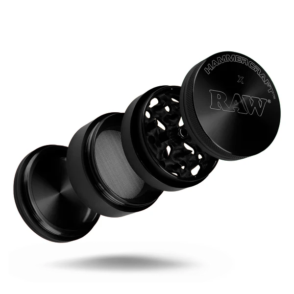 HAMMERCRAFT X RAW — 4-PIECE ALUMINUM GRINDER