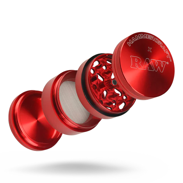 HAMMERCRAFT X RAW — 4-PIECE ALUMINUM GRINDER