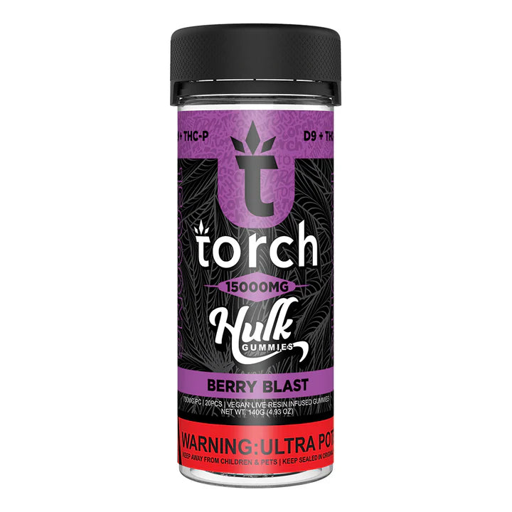 TORCH — HULK D9/THCp 15000mg GUMMIES
