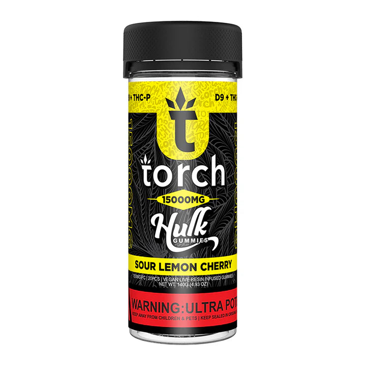 TORCH — HULK D9/THCp 15000mg GUMMIES