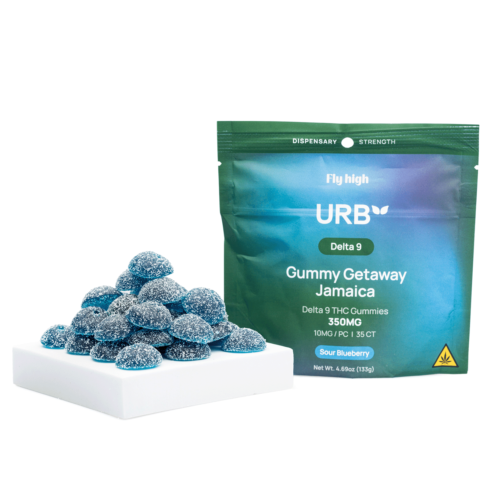 URB — GUMMY GETAWAY JAMAICA D9 350mg GUMMIES 35ct – Knuckleheads