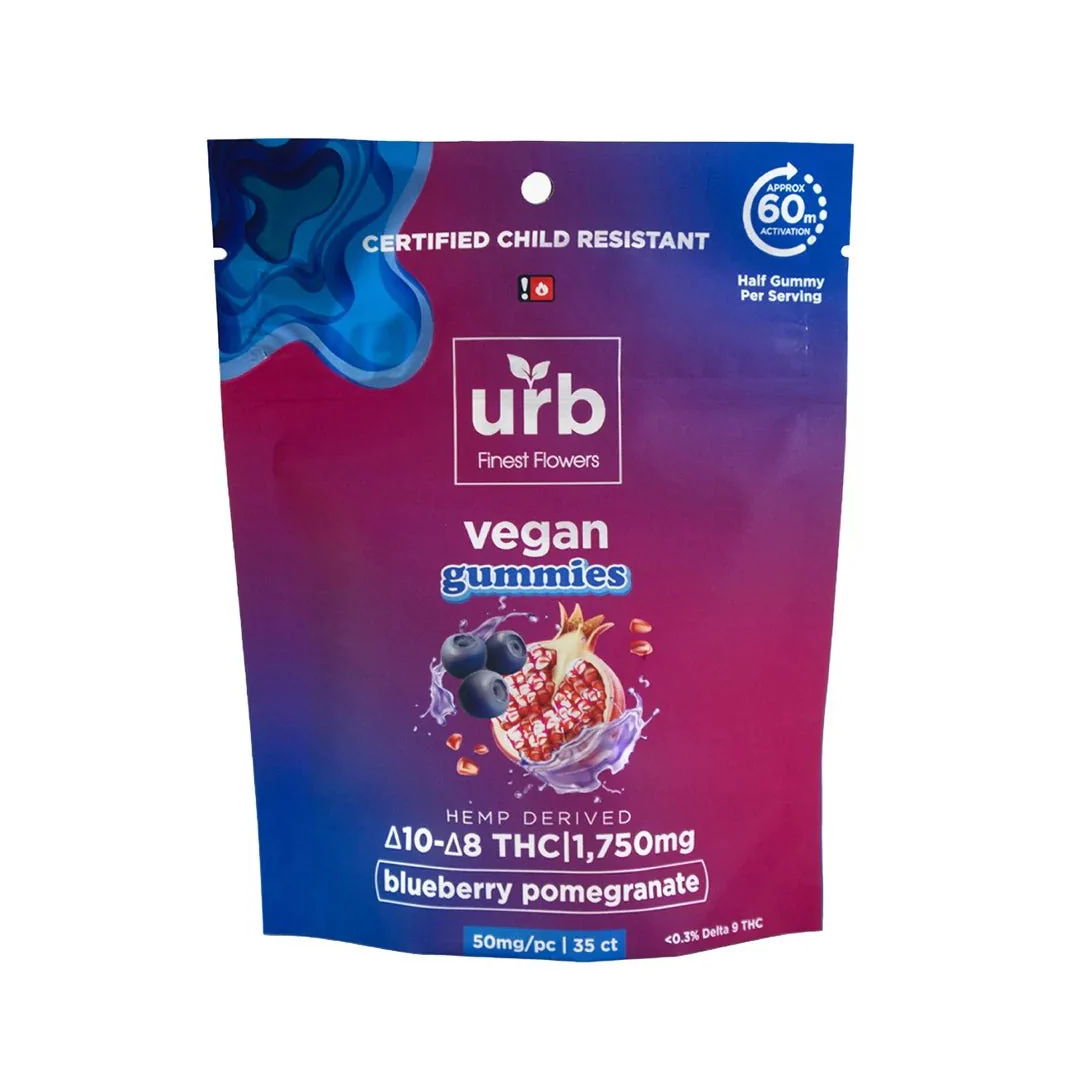URB — FINEST FLOWERS D8/D10 1750mg VEGAN GUMMIES