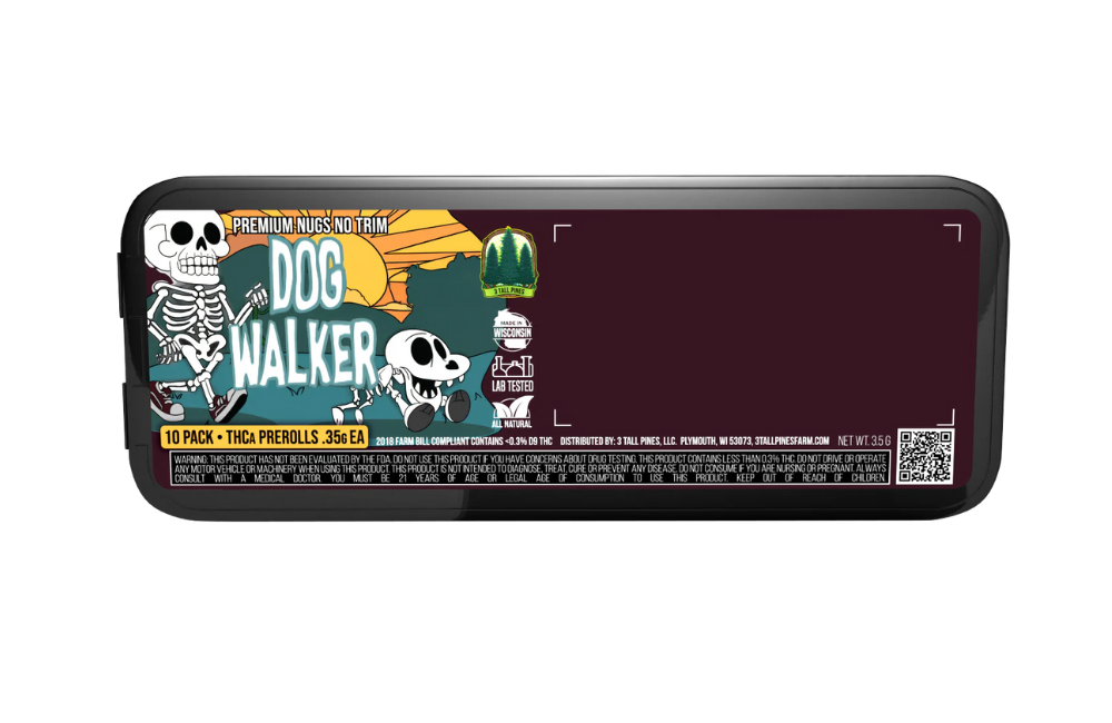 3 TALL PINES — DOG WALKER PRE-ROLLS 10pk