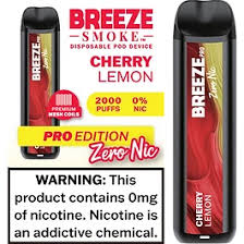 Breeze Pro 0%/2000 Puff Disposable Vape (IN-STORE ONLY)