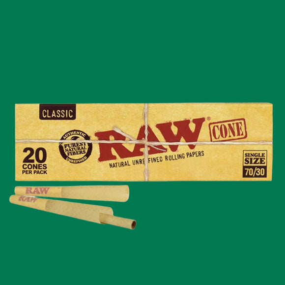 Raw 70/30 20pk Cones