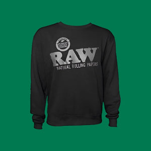 Raw Crewneck Sweatshirt (Black)