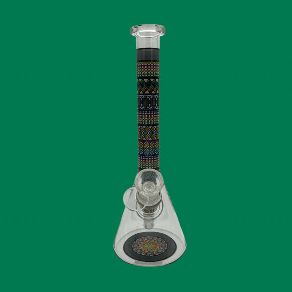 Skinny Neck Beaker - Artful Mosaic