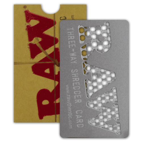 Raw Three-Way Shredder Card
