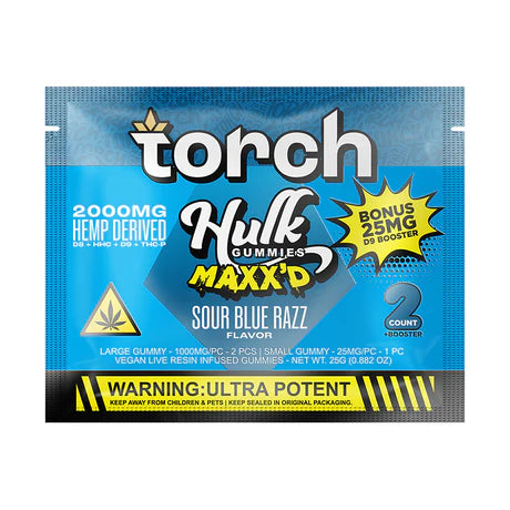 TORCH — HULK MAXX'D HEMP-DERIVED 2000mg GUMMIES