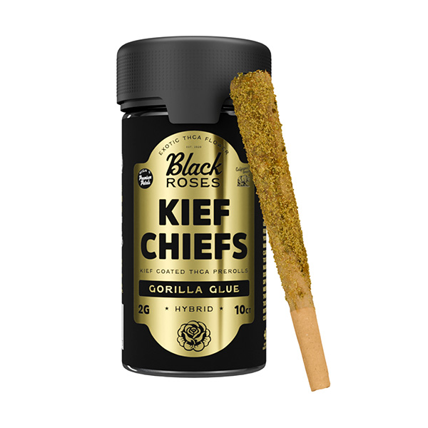 BLACK ROSES — KIEF CHIEFS PRE-ROLLS 10pk