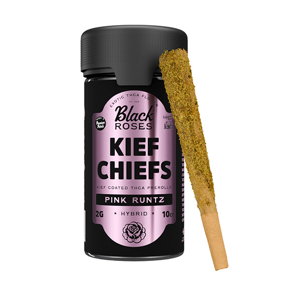 BLACK ROSES — KIEF CHIEFS PRE-ROLLS 10pk