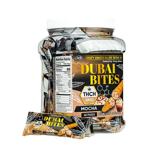 CRISPY BLUNTS — DUBAI BITES LIVE RESIN/D9/THCh 5mg