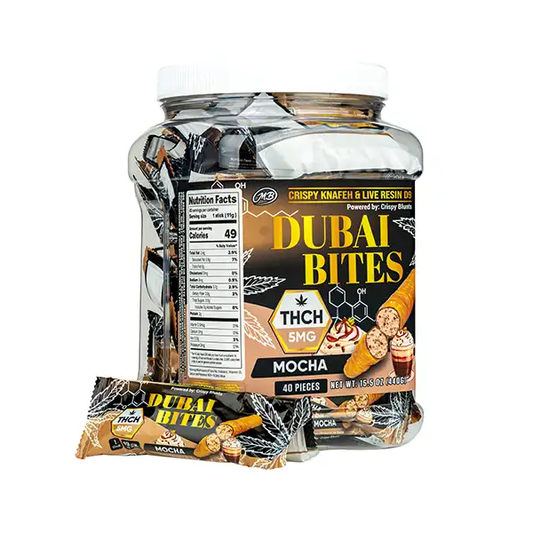 CRISPY BLUNTS — DUBAI BITES LIVE RESIN/D9/THCh 5mg