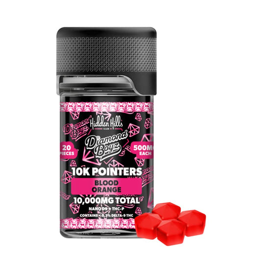 HIDDEN HILLS — DIAMOND BOYZ POINTERS D9 10,000mg GUMMIES