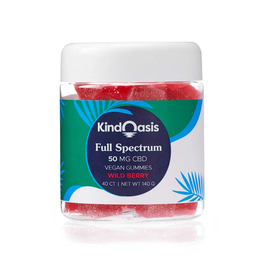 KIND OASIS — CBD 50mg WILD BERRY VEGAN GUMMIES