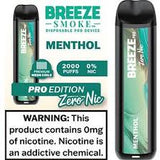 Breeze Pro 0%/2000 Puff Disposable Vape (IN-STORE ONLY)