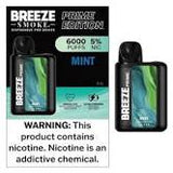 Breeze Prime 5%/6000 Puff Disposable Vape (IN-STORE ONLY)