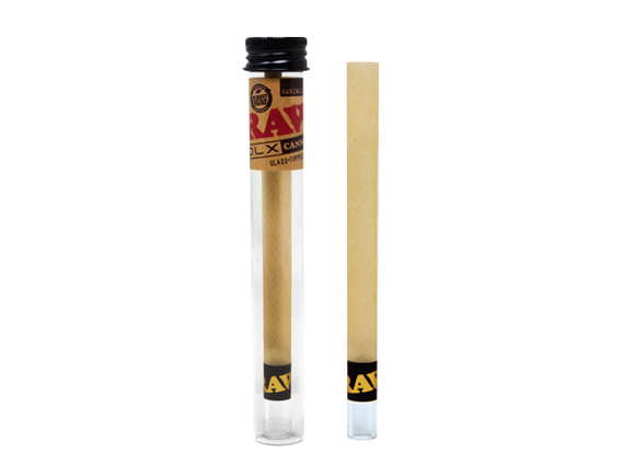 RAW DLX GLASS-TIPPED PREROLLS