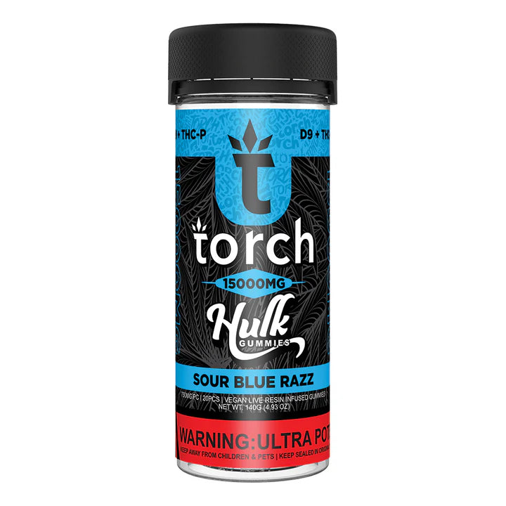 TORCH — HULK D9/THCp 15000mg GUMMIES