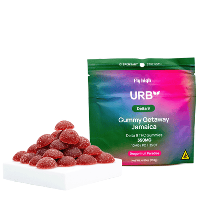 URB — GUMMY GETAWAY JAMAICA D9 350mg GUMMIES 35ct
