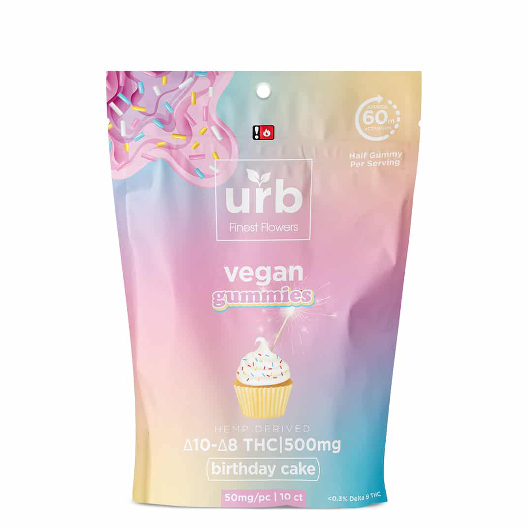 URB — FINEST FLOWERS D8/D10 500mg VEGAN GUMMIES