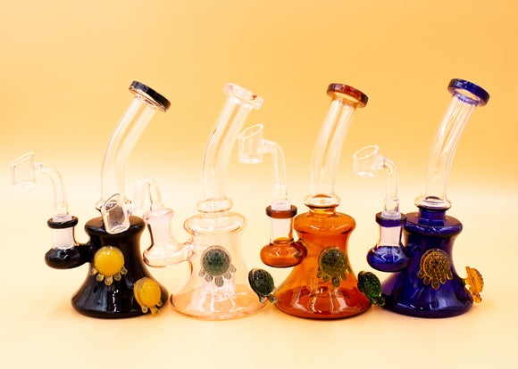 Import Glass Tortoise Design Water Pipe/Rig