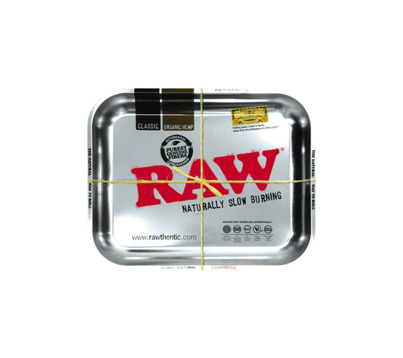 RAW Silver Rolling Tray
